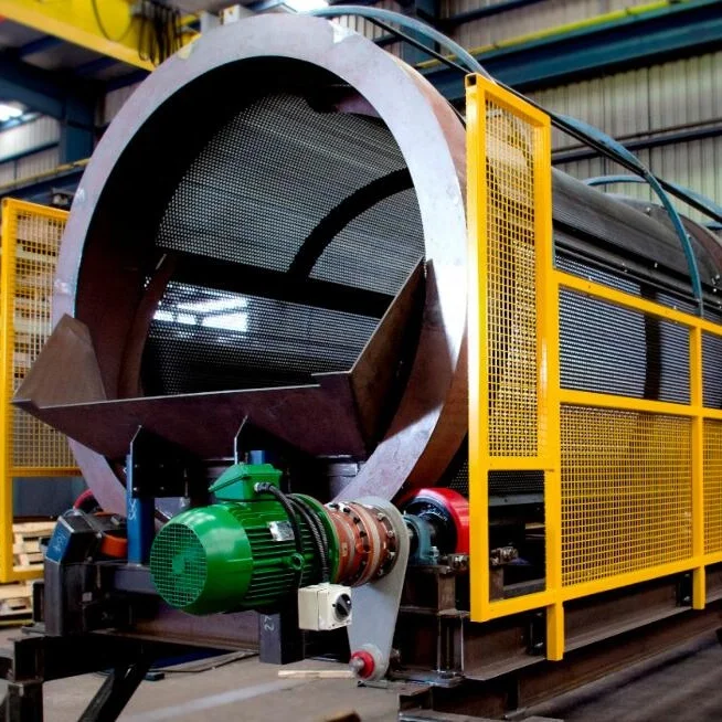 Сверхмощные мусорные машины для переработки твердых отходов, линия строительных отходов