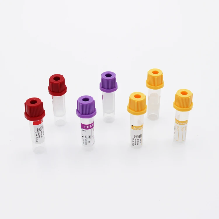Pediatric 0.5ml 1ml Vacuum Micro Capillary Mini Blood Collection Tube