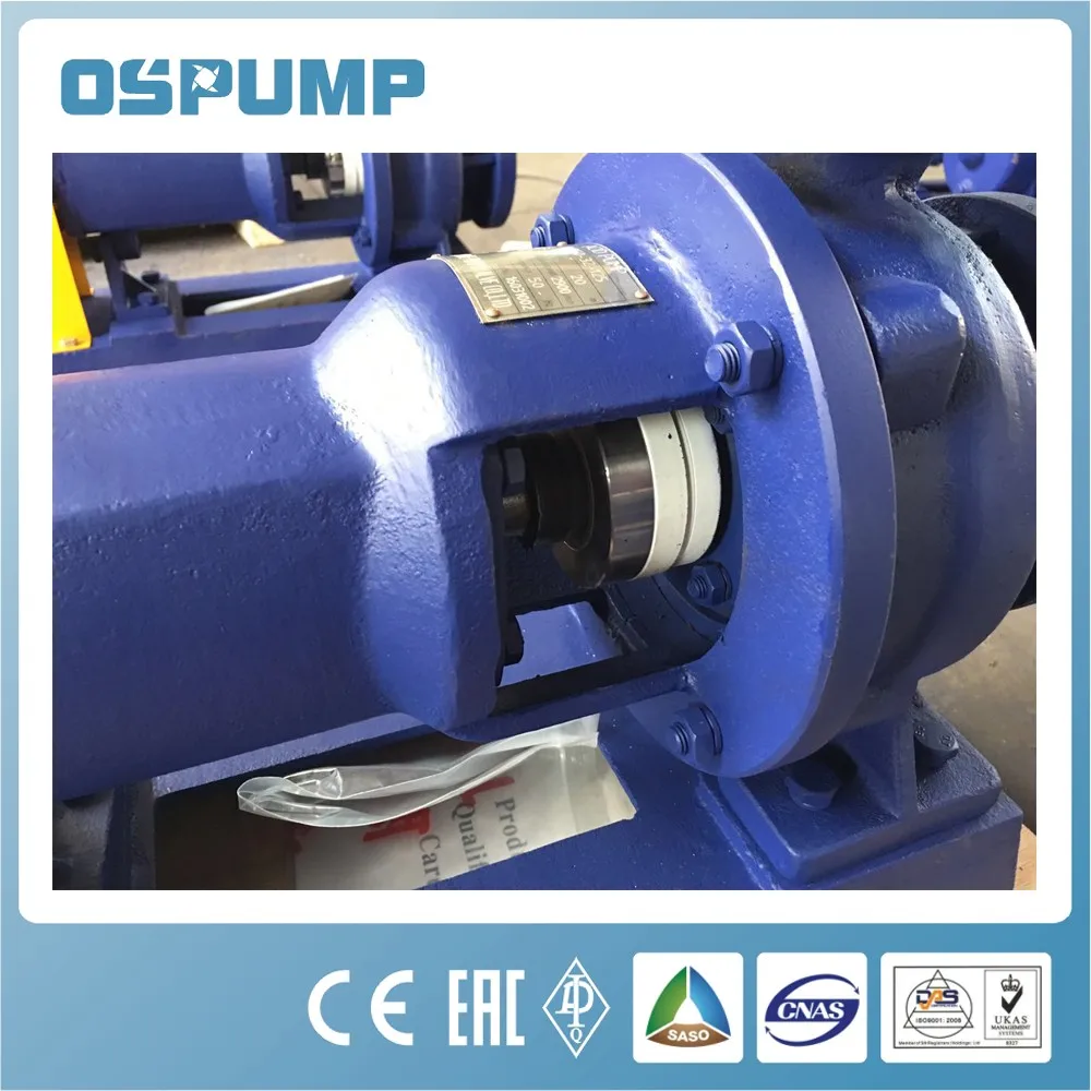 Single-Stage Centrifugal Water Pump High Pressure Ihf Fluoro Resistant Stainless Steel Electric Water Pump