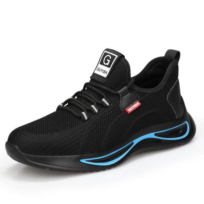 Steel Toe Shoes for Men Lightweight Indestructible Work Sneakers Women Puncture Proof Comfortable Slip on Safety