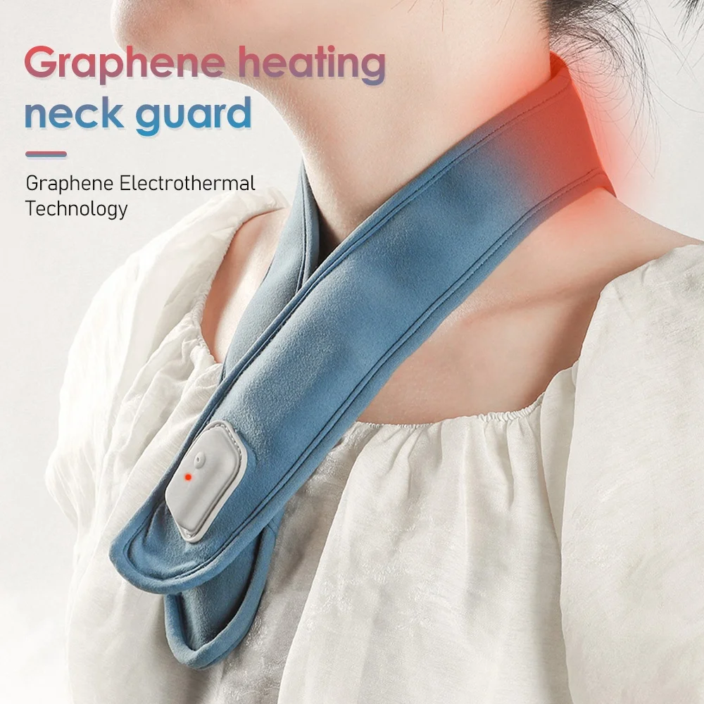 Best-quality graphene far infrared eletriced self heating physical therapy neck protection pad