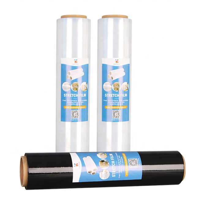 Stretched Wrapping Heavy Duty Lldpe Pallet Plastic Wrap Manufacturer Clear Stretch Film China Transparent Moisture Proof Soft