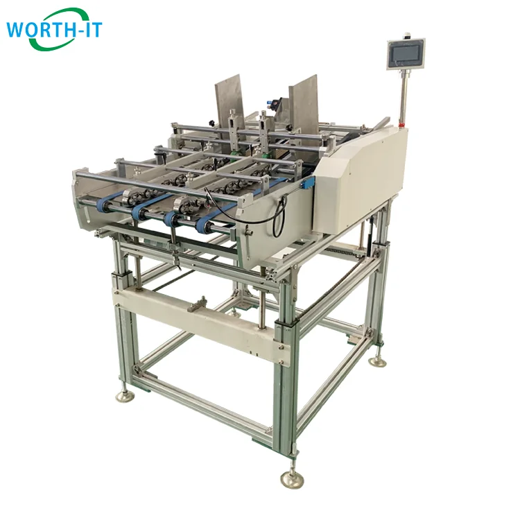 Manufacturing Auxiliary packaging equipment automatic FC-600 friction cards collator paper feeder machine