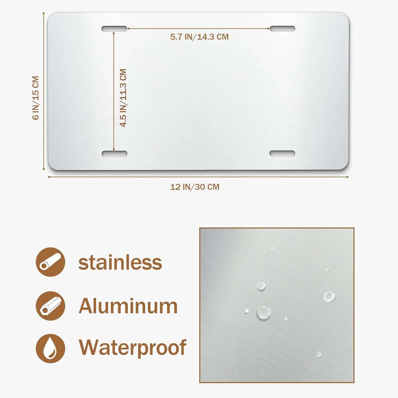 Custom Louisiana License Plate, Personalized License Plates for Car, 6x12 Inch, Rust-Free Fade Resistant Aluminum, USA