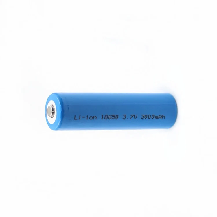 3.7V 3000mAh Rechargeable 18650 Li-ion Battery Cell Akku ICR18650 With Button Top