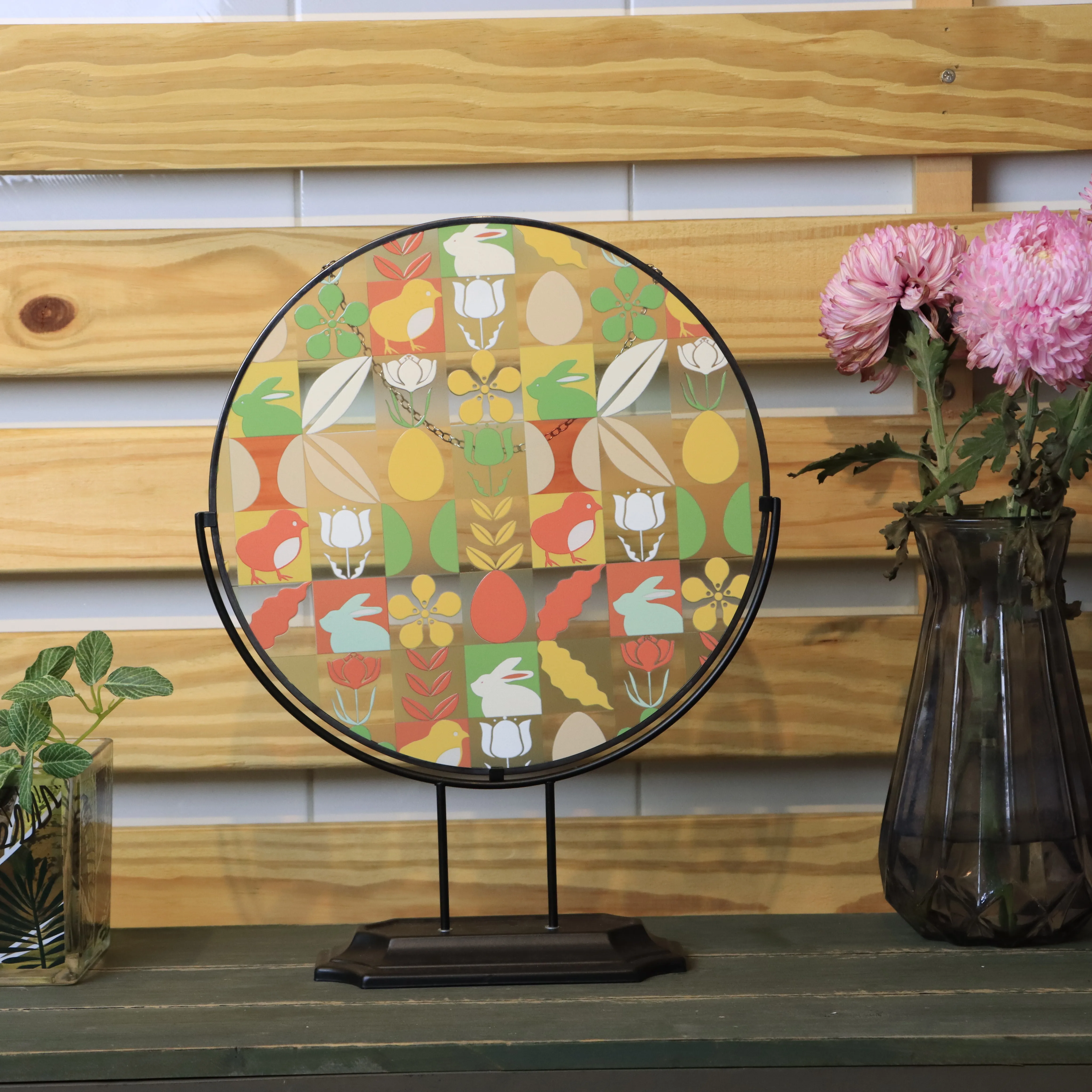 Vibrant 12-Inch Glass Art - Stunning Transparency, Dynamic 3D Effects, custom suncatcher Light Play suncatcher supplies