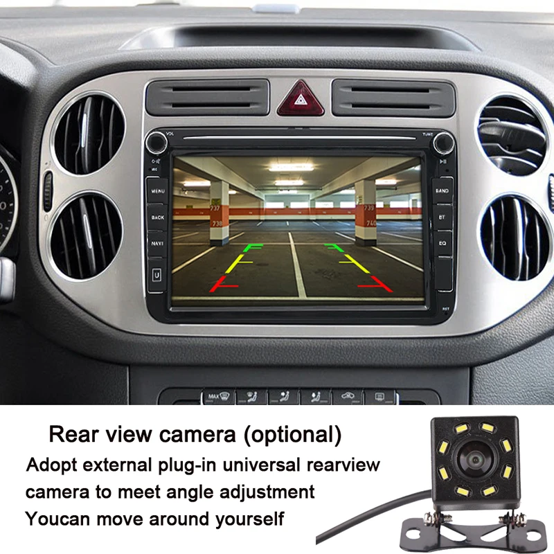 Android 9.1 Auto radio GPS Navigation Car Stereo Double Din 8 Inch MP3 Player Multimedia Player HD Video Audio For Volkswagen