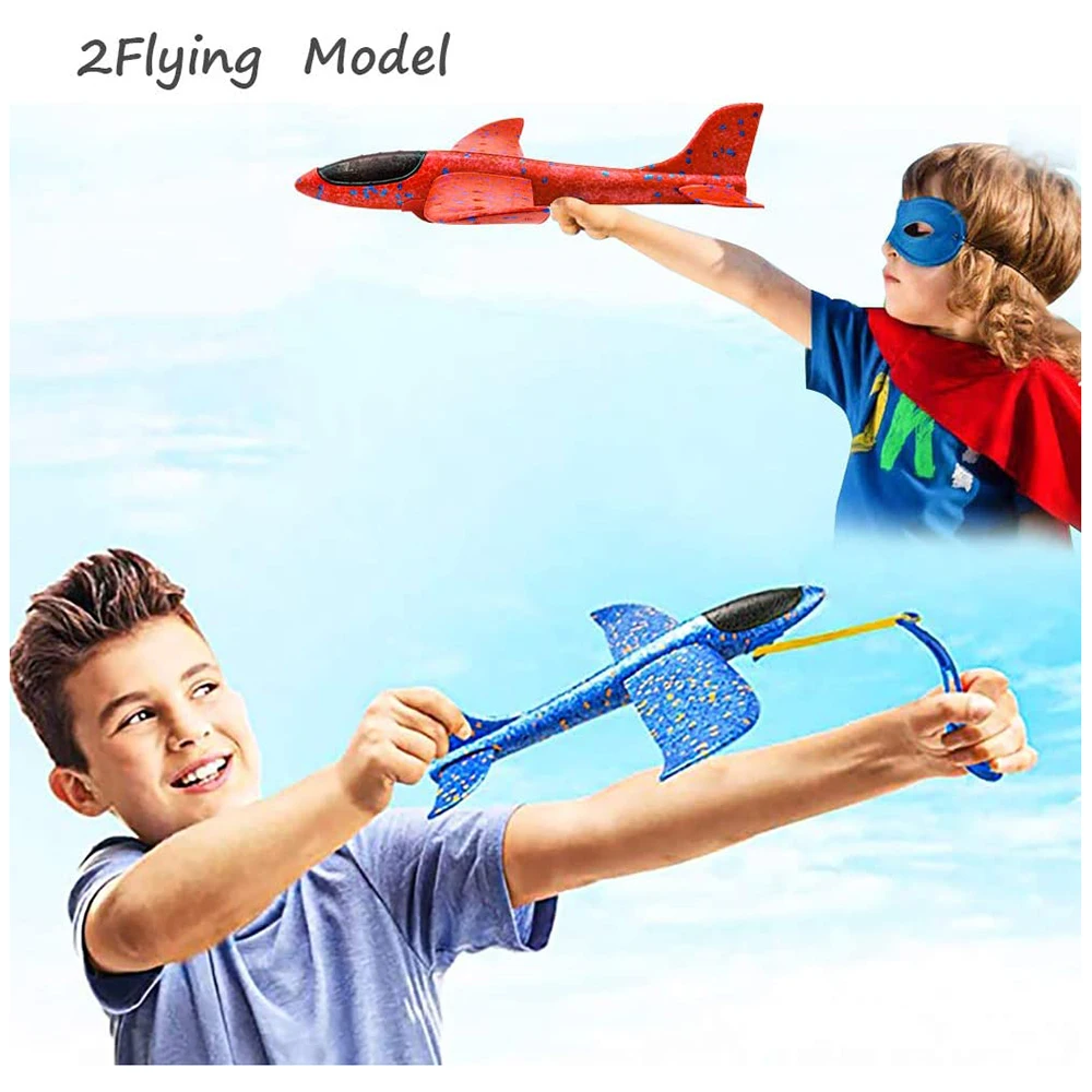 Slingshot Launch Epp Hand Throw Flugzeug Hand Throwing Plane Model Air Aeroplane Model Flying Toy Glider Foam Plane