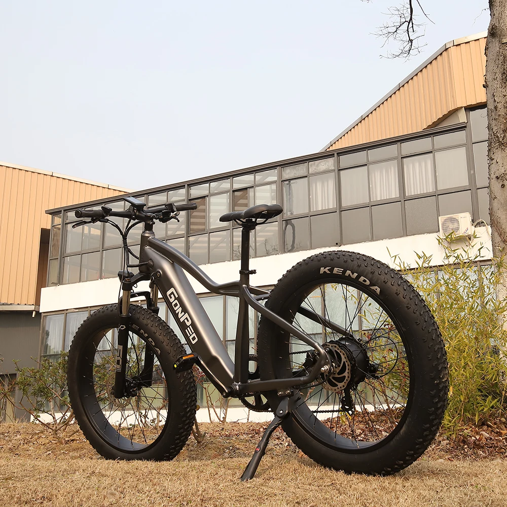 500w 48v Brushless Motor 26 inch Fat tire  electric bike hardtail for men city ebike