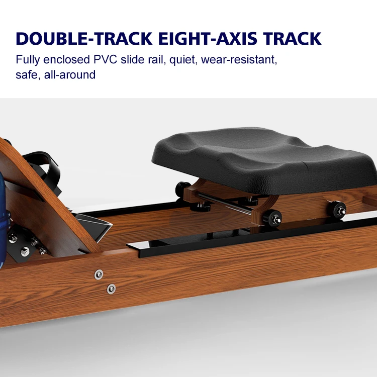 manufactures wood water rowing machine fitness exercises water resistance rowing machine oem rower