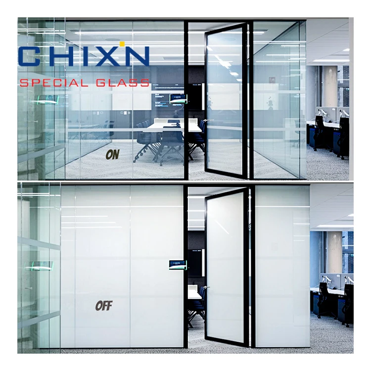 Factory Supply Switchable PDLC Smart Film Privacy Film For Glass Frosted Glass Self Adhesive Film For Hotel Bathroom