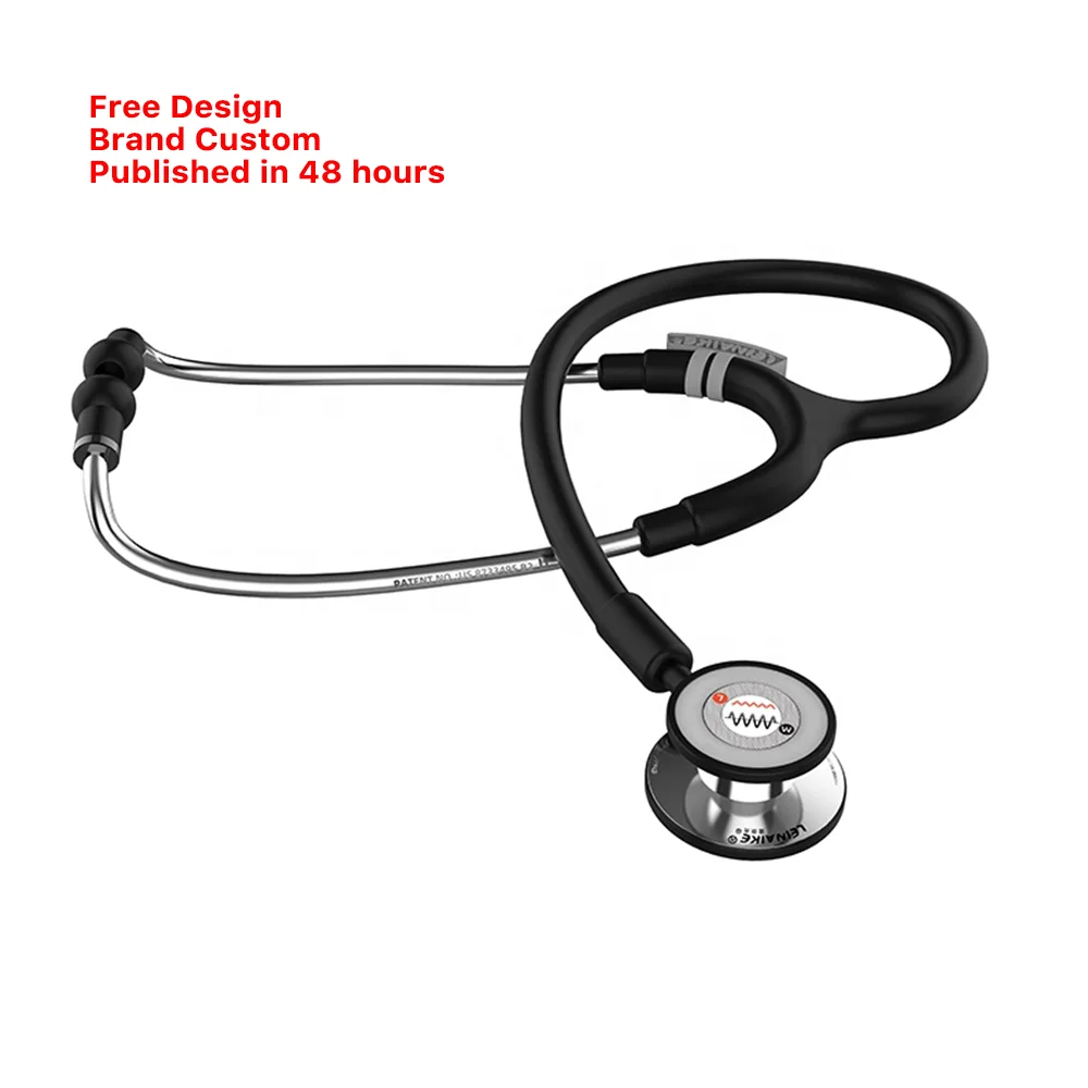 Provided Brand Custom Dual Frequency Noise Reduction Deluxe Double Head Professionnel Best Stethoscope