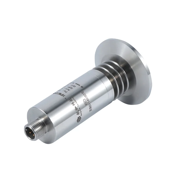 Stainless Steel High Temperature Flat Film Pressure Level Transmitter Pressure Transducer Sensor for Food Industry