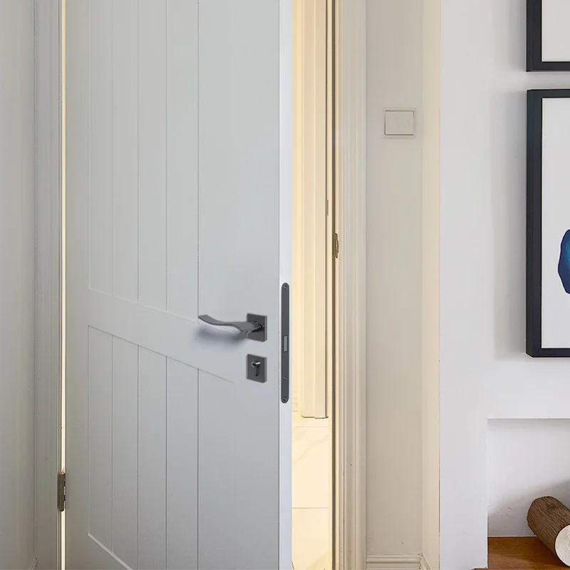 Door lock knobs for exterior entrance Magnetic Key Door Lock door handle