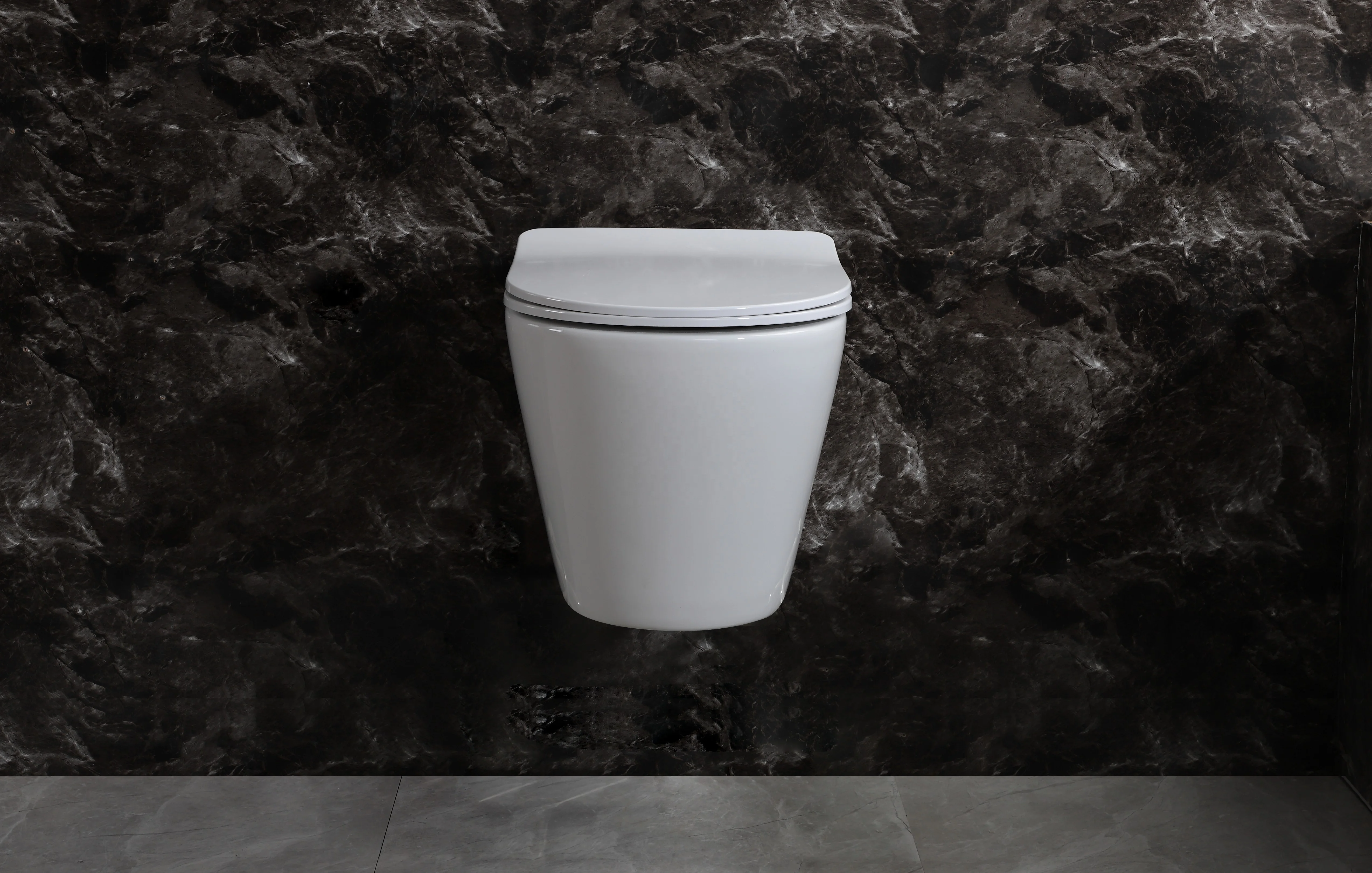 ZHONGYA Oem wall-hung toilet kit designer handicap marble Sanitary washdown toilet concealed cistern rimless wall hung wc toilet