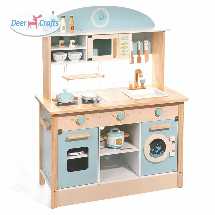 Most popular educational playsets wooden kitchen toys for children DC10736