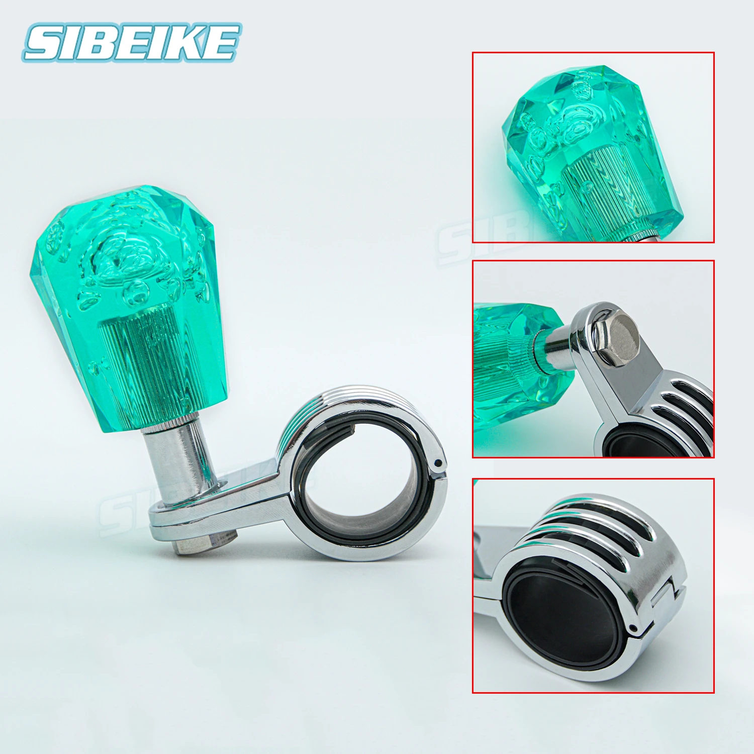 JDM Car Accessories Crystal Bubble Steering Wheel Spinner Knob Booster Ball for Universal