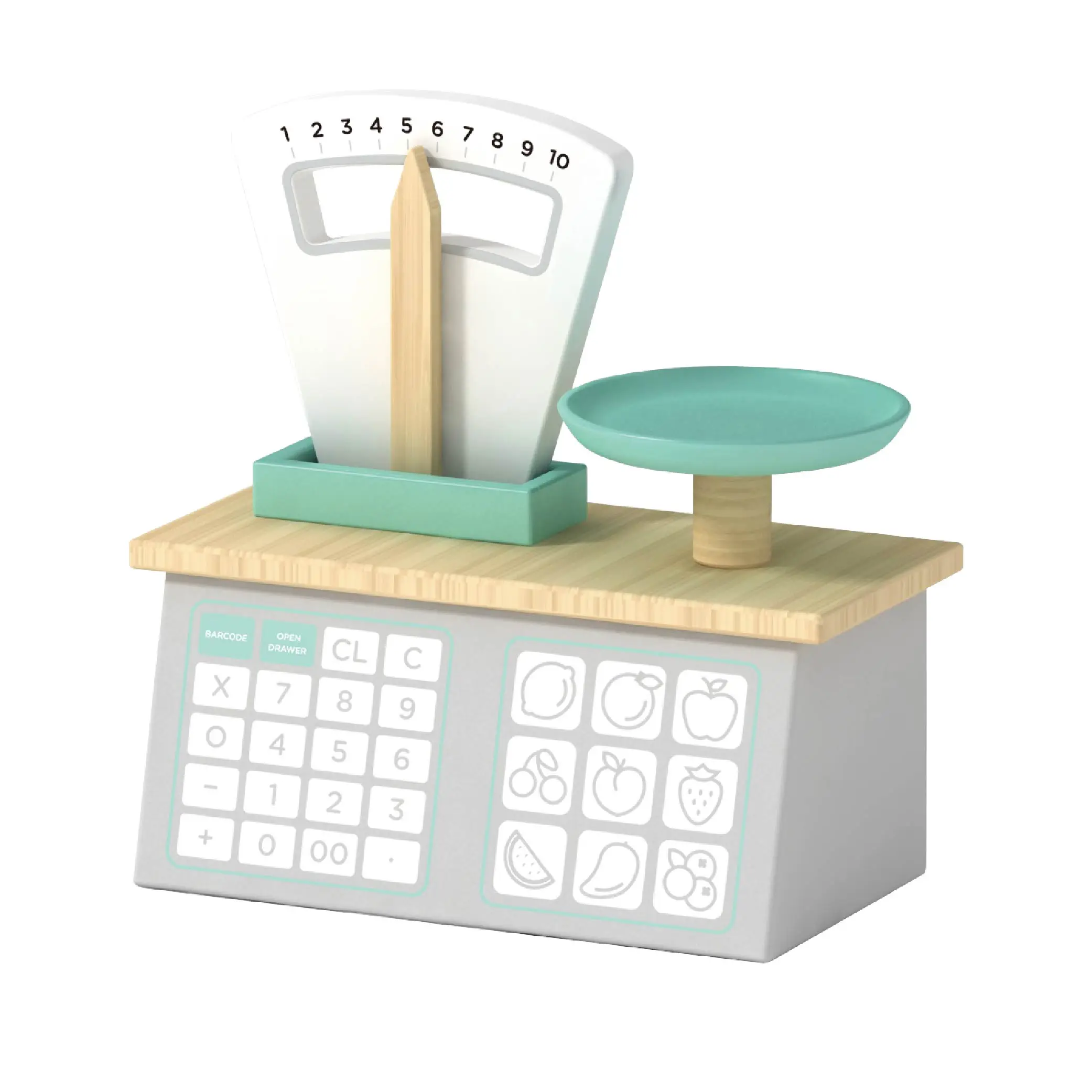 Simulation kid learning games wooden top fashion wooden balance toys