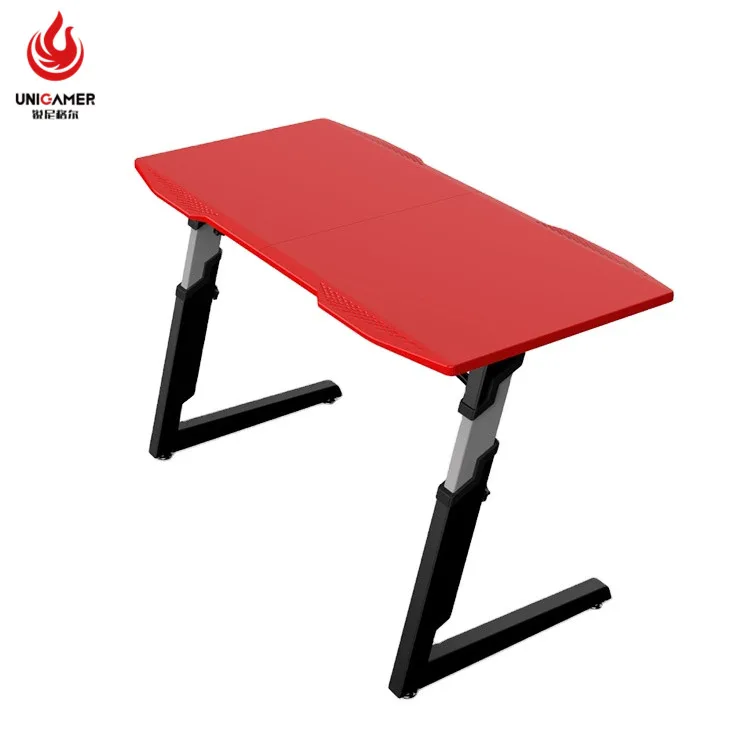 Factory Wholesale Three Color Home Use Adjustable Gaming Table Desk  For Girl ,Gaming Table And Chair Set