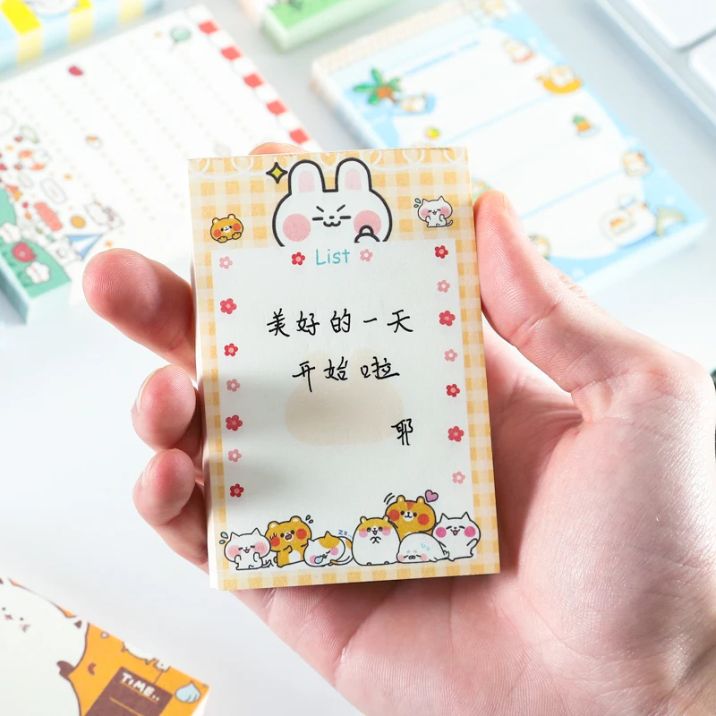 Студента Канцтовары Бумага memo pad для обратите внимание с рисунком в виде маленького записная книжка того чтобы сделать профиль