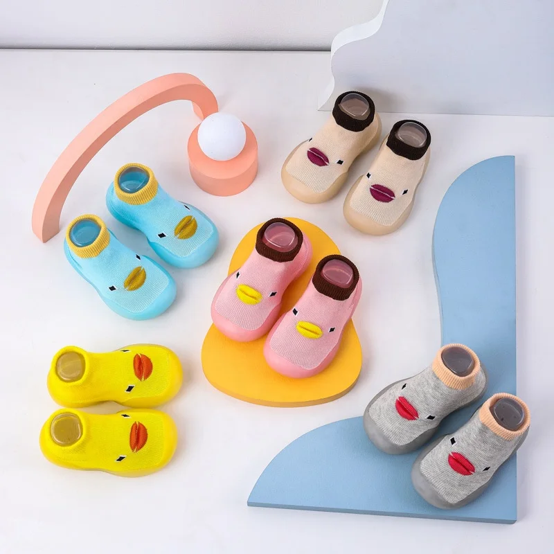 Новые хлопковые Милые 3D Мультяшные животные на заказ органические вязаные для новорожденных детские носки обувь детей