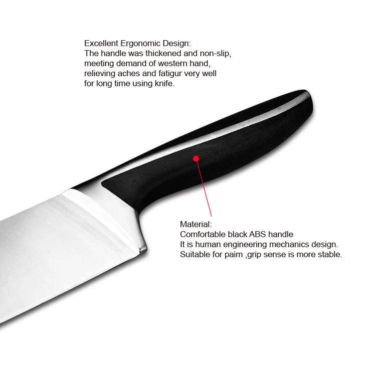 
Konoll 8 inch Stainless Steel Kitchen Bread Knife With Serrated 