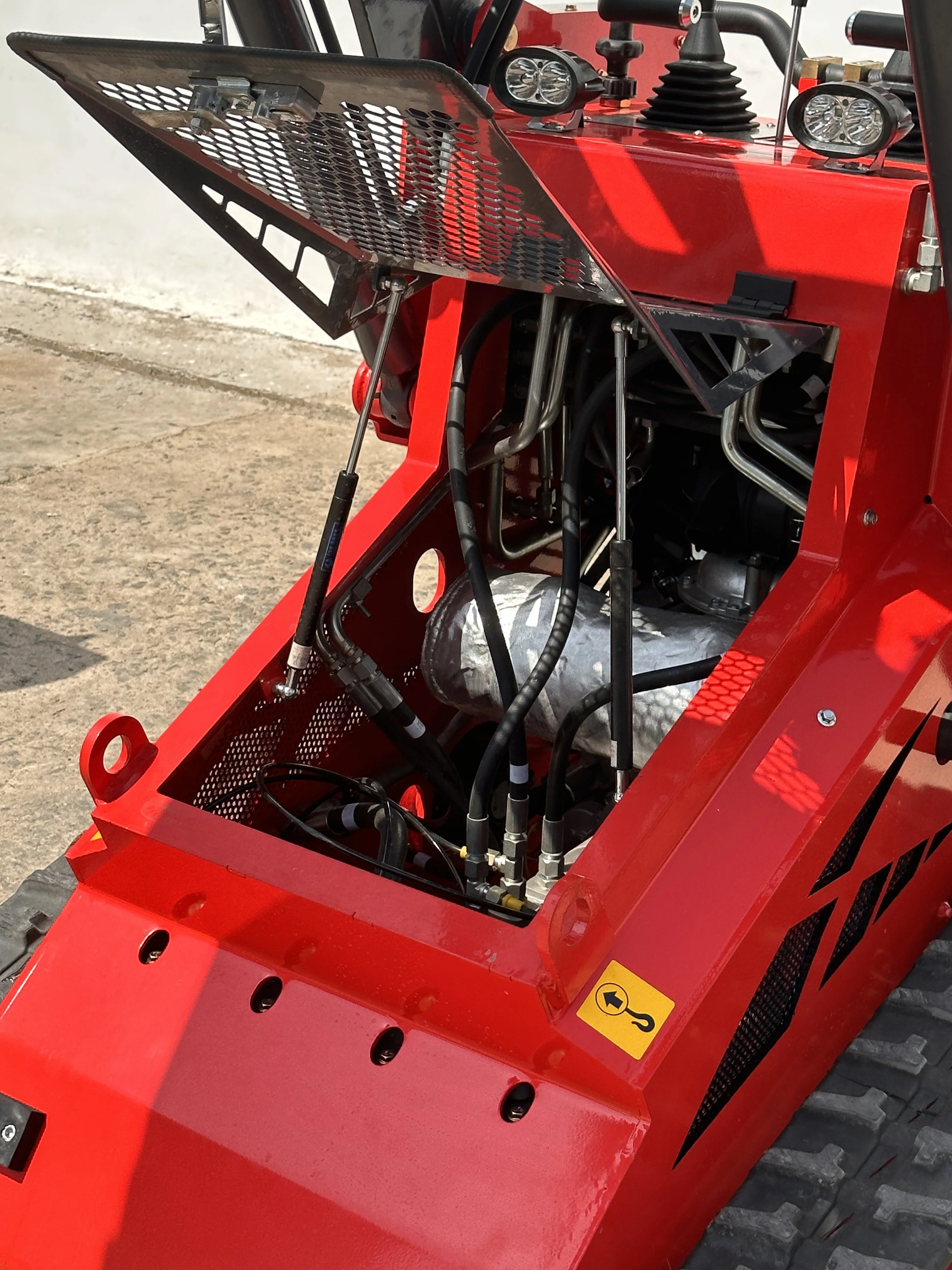 HT530  Mini Tractor Backhoe Mini Skid Steer Loader Manufacturer Mini Crawler Tracked Steer Skid Loaders
