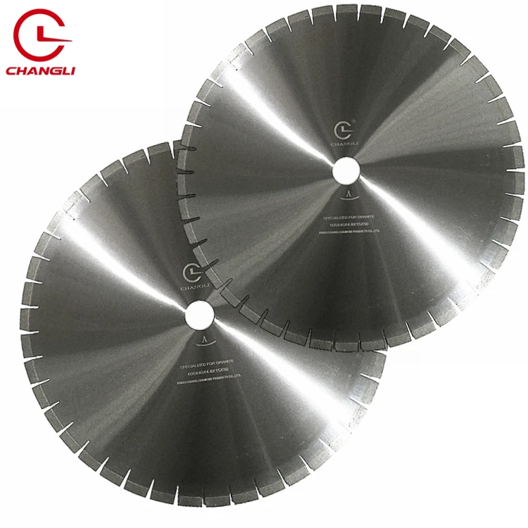 Stable cutter performance large blade 24inch 600mm power tools circular stone granite diamond saw blades cutting discs