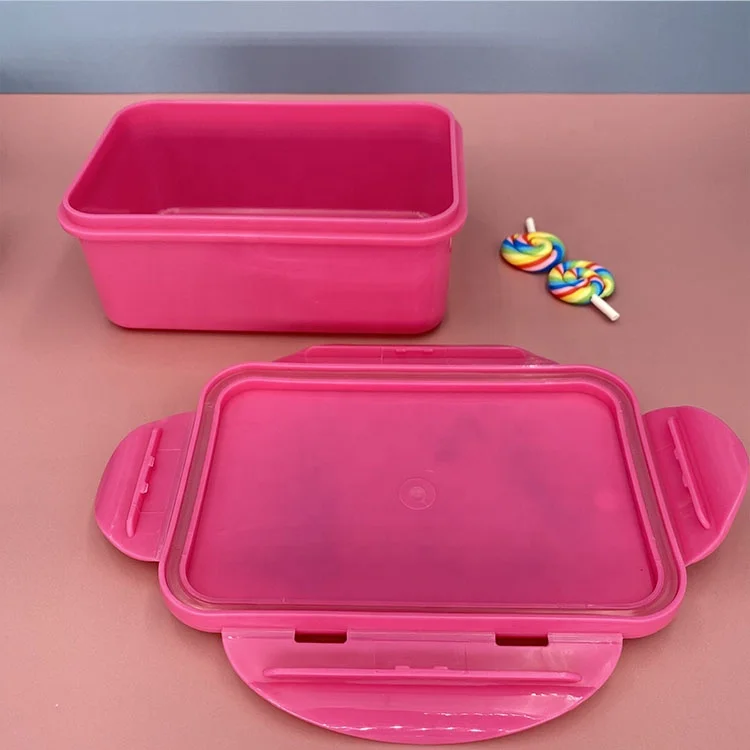 500 мл BPA бесплатно пластиковый Ланч-бокс с IML печать