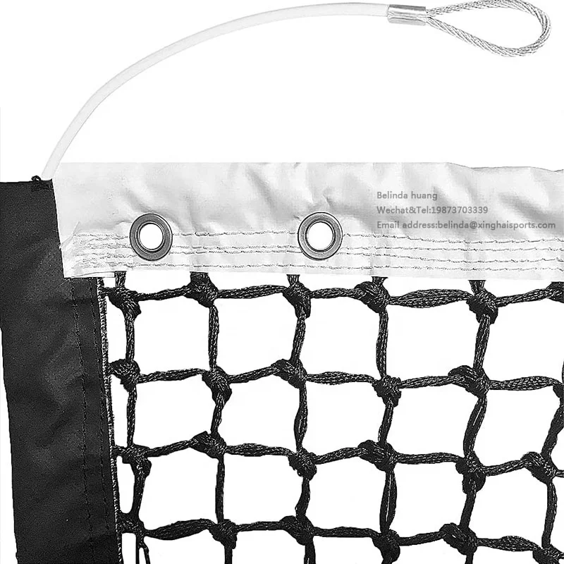 Спортивные товары, профессиональная сетка для теннисной корты 42 дюйма, гарантия 2 года, двойная оплетка 4 мм