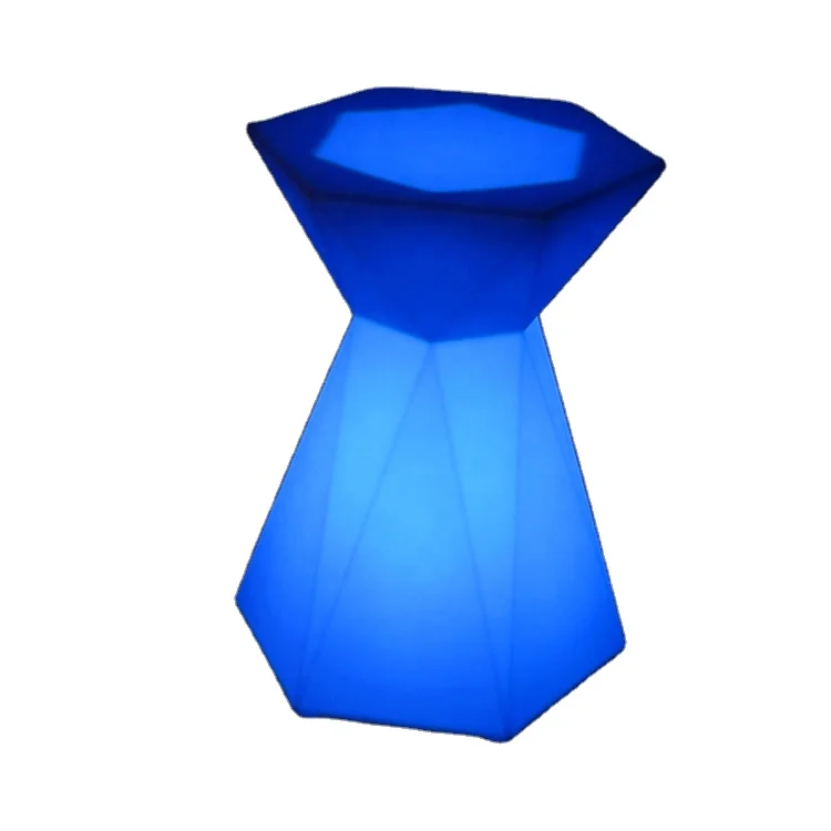 LED illuminate garden furniture sets outdoor led chairs bar table night club furniture