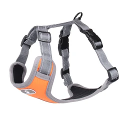 Waterproof Breathable Oxford Pet Harness, Heavy Duty Reflective Strong Dog Harness