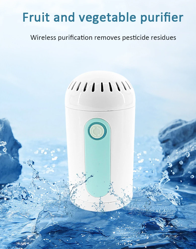 Fruit and Vegetable Washing Machine Household Ingredients Removing Residue Purifier Kitchen Appliances Wireless Charging