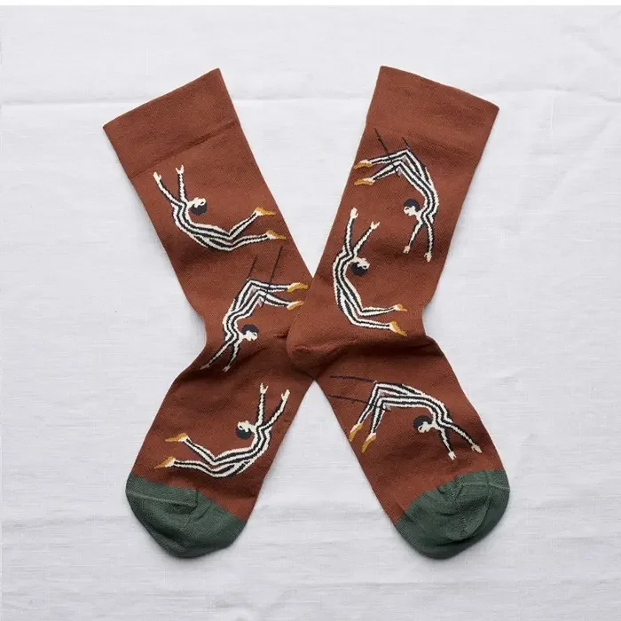 Manufacturer wholesale custom design Korean style young girls fuzzy cute printed socks