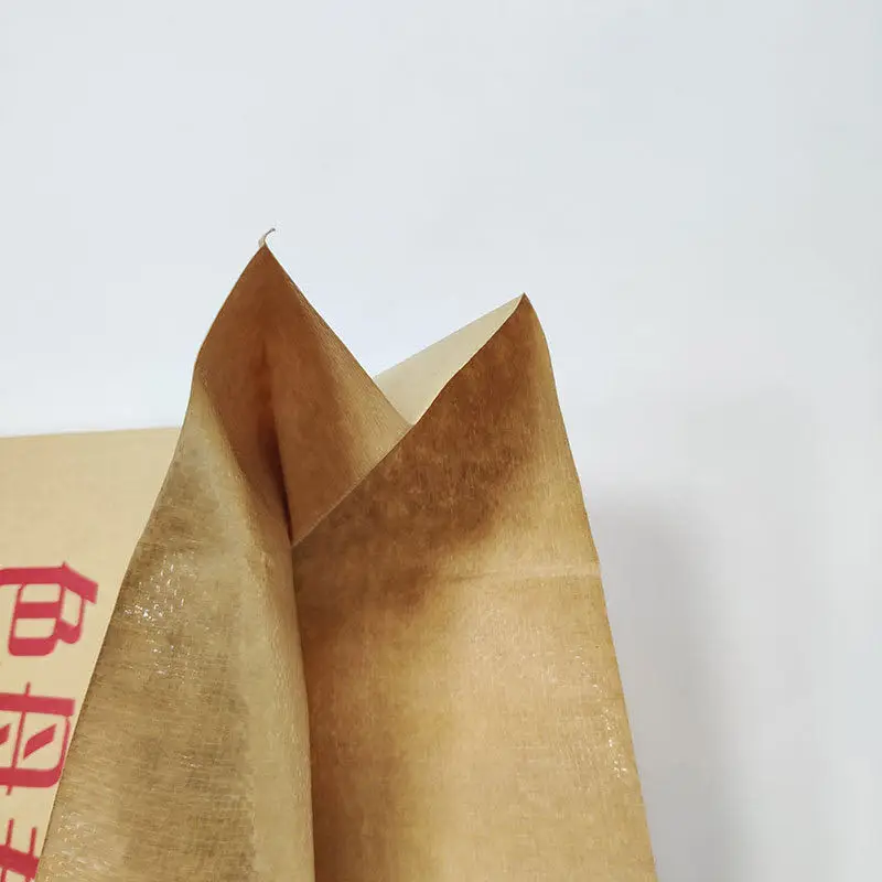 2024 25kg 50KG 50lb 20lbs Masterbatch chemical resin packaging plain kraft paper laminated pp woven charcoal barbecue BBQ bag