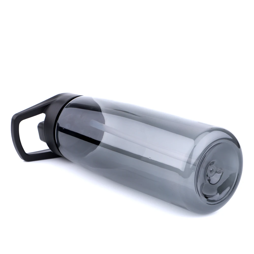 New outdoor Frosted sports straw water bottle Tritan Plastic Water Bottle With Storage