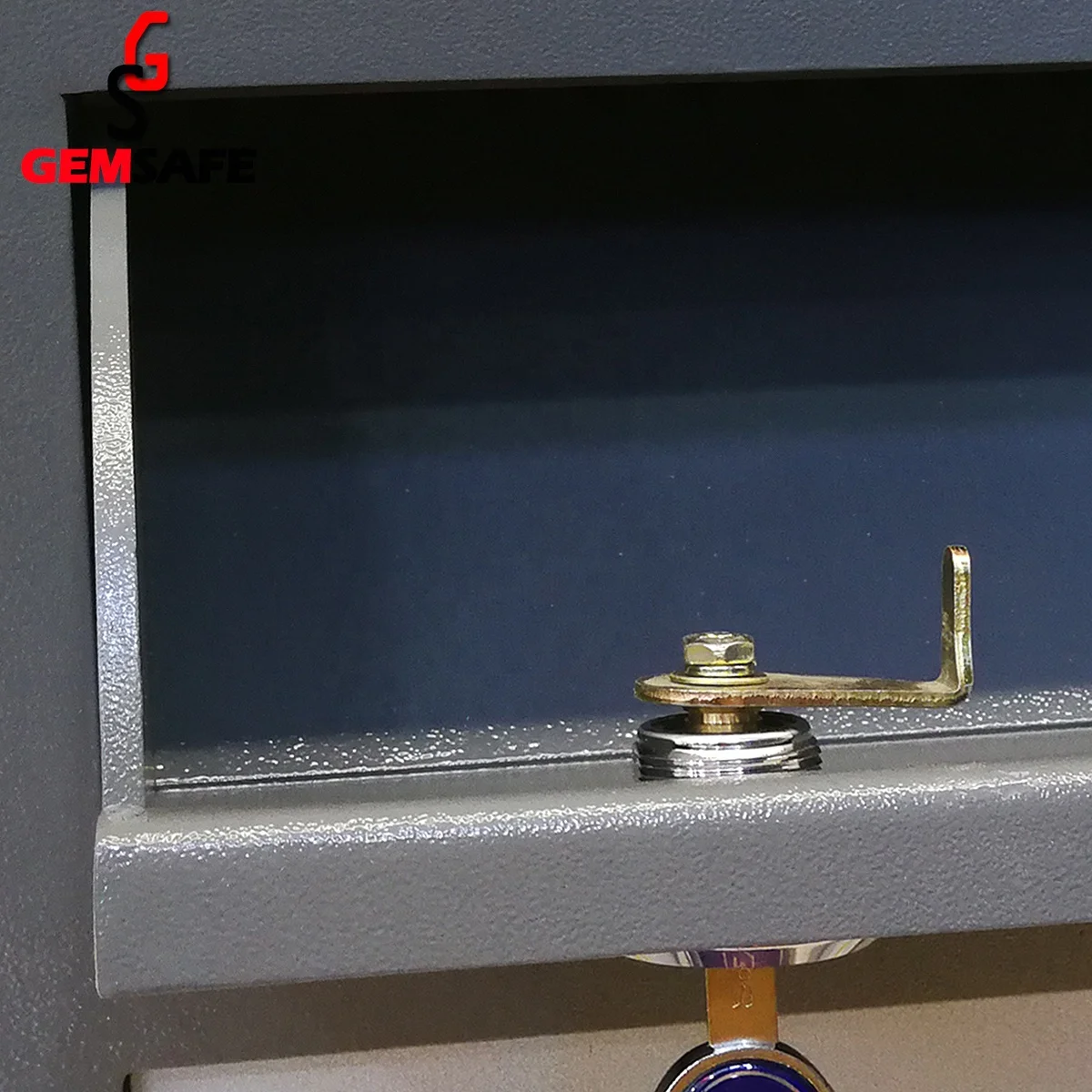 2022 GEMSAFE electronic burglarproof drop safe with great designed slot factory price coffre fort