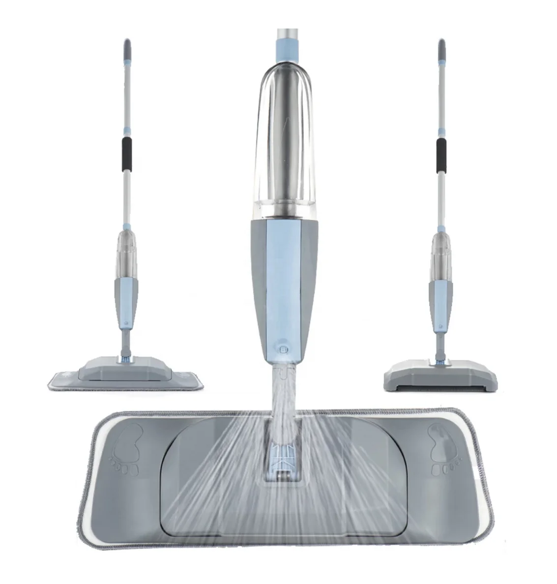 Mop 3 in 1 Spray Mop And Sweeper Machine Vacuum Cleaner Hard Floor Flat Cleaning Tool Set For Household Hand-held Easy Use Mop