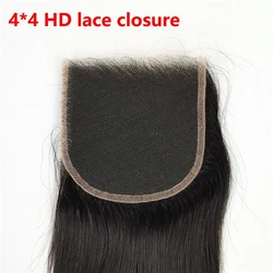 transparent brazilian hair 4x4 lace closure, cuticle aligned hair cheap lace closure body wave ,100% human hair lace clouser