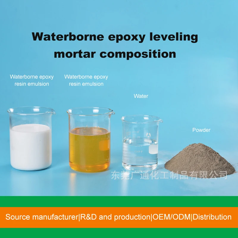 Pintura De Piso Epoxi Repair Pits Cracks And Damage Waterborne Cement Mortar Floor Paint Epoxy Self-leveling For Parking