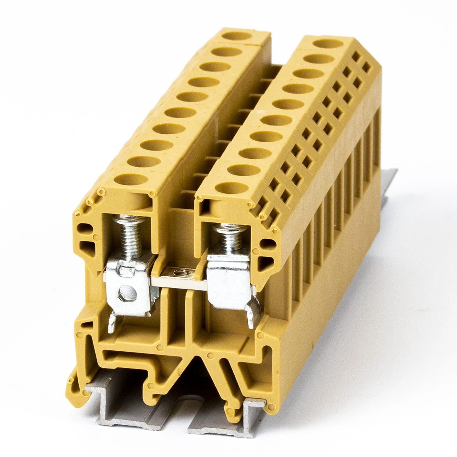 800V 57A 1.5-10mm2 screw terminal block brass conductor 15-8awg JXB/SAK-10EN used for automation control cabinet I/O