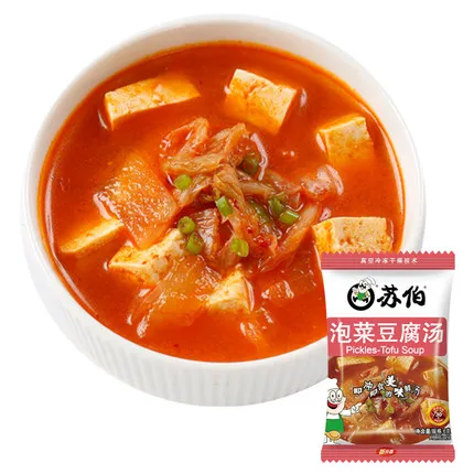 Wholesale Good Quality 100% Fresh Vegetables Kimchi Tofu Noodles Soup Instant