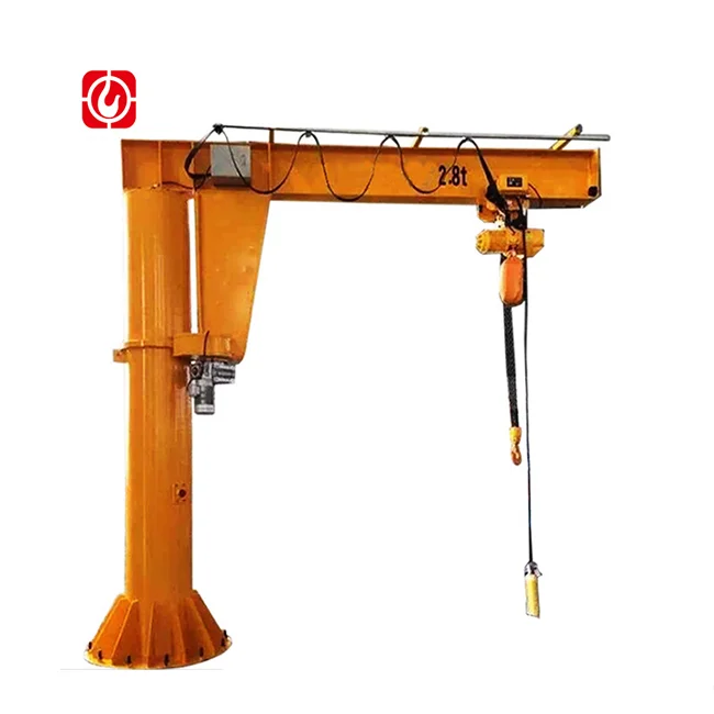 BZ Model 5t 6t 7t 8t 9t 10t Rotate Fixed Type 360 Degrees rotation Warehouse Jib Crane for Workshop