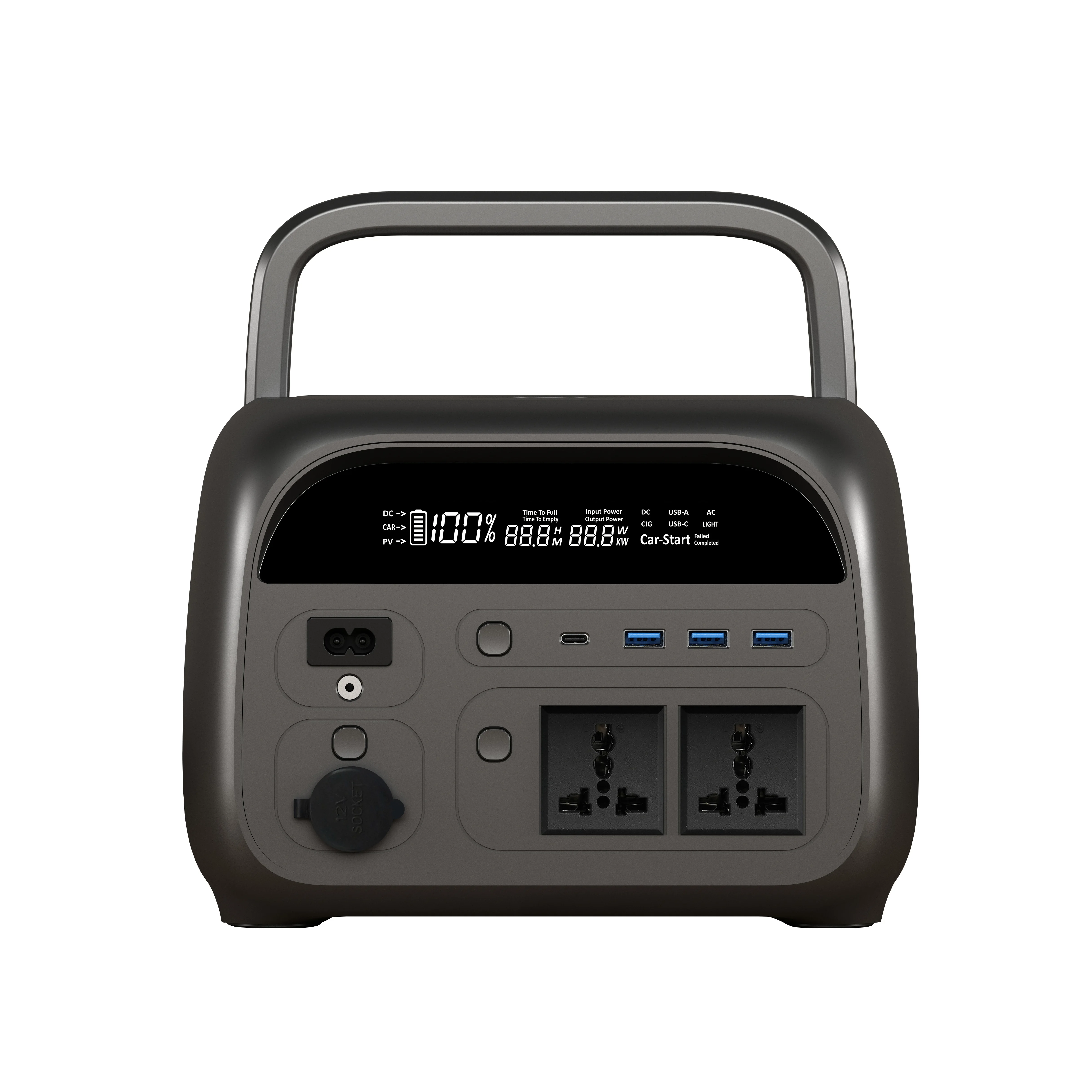 Small Size Solar Generator 600W Outdoor Portable Energy Storage Power Station For Camping