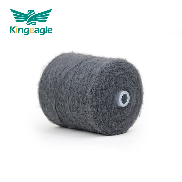 Kingeagle ODM Great Quality Durable Alpaca Long Hairy Brushed Yarn for Knitting Sweater