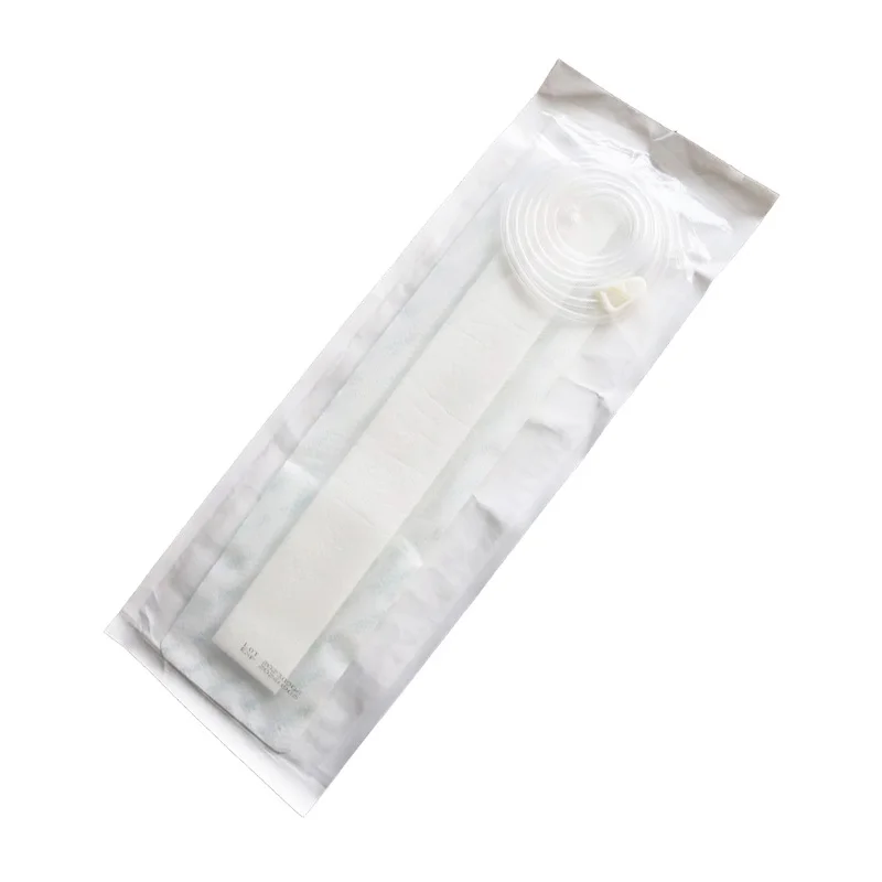 BLUENJOY Medical Supply Npwt Silicone Foam Dressing With Suction Pad Adhesive Silicone Negative Foam Dressing Kits For Wound