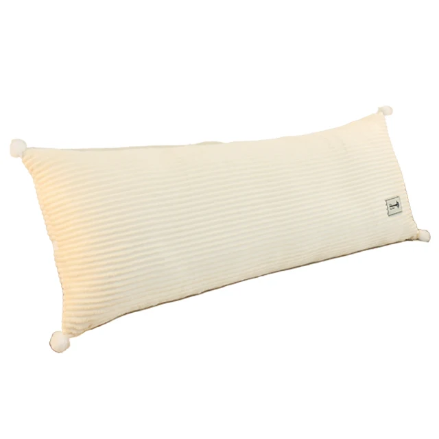 Customized Hot Selling High-End Rectangular Double Pillow Long Cushion Swing Cushion Neck Rest Pillow No Fuzz Ball