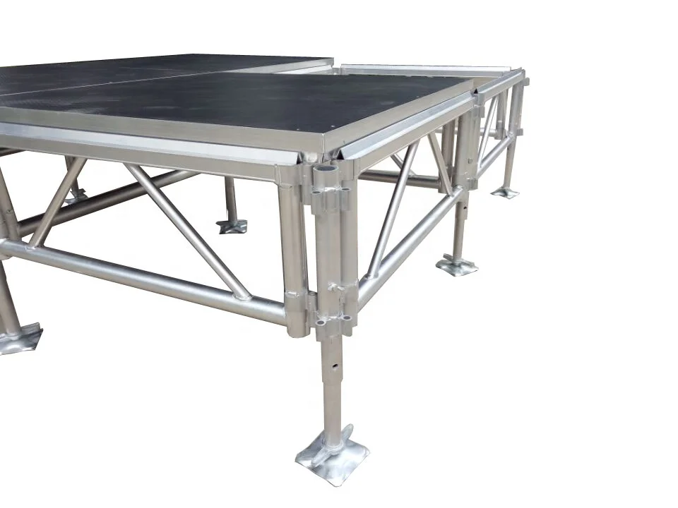 Hot Selling Aluminum Alloy Assembled Wedding Stage Adjustable Height Concert Display Stage Frame Platform