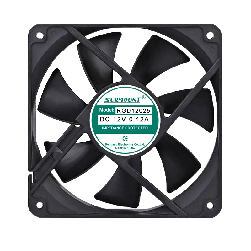 High Quality Cooler Fan 12025 120*120*25mm 120mm Dc Brushless Cooling Fan 120mm 12v Fan