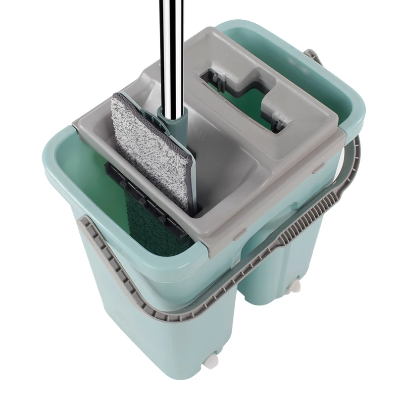 Hand Free Easy Use Self-washed Magic Flat Mop, mop with bucket, cleaning mop